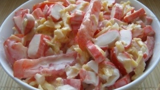 Салат Красное море