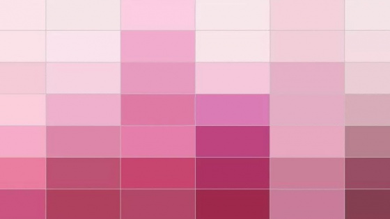 Оттенки розового